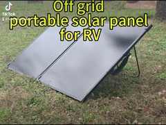 IBC PANEL SOLAR PORTABLE PANEL SOLAR plegable para cuatro ruedas