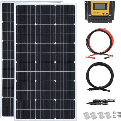 200 Watt 24V Panel solar rígido Modulo monocristalino fuera de la red