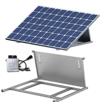 Sistema de montaje de paneles solares de balcón ajustable Kit de soporte solar para uso doméstico