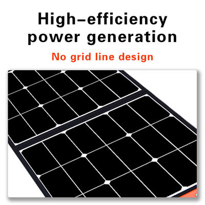 Tecnología innovadora Panel solar portátil de 100 W para aventuras al aire libre