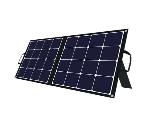 Módulo solar portátil al aire libre 24V 100w Panel solar plegable para viajar