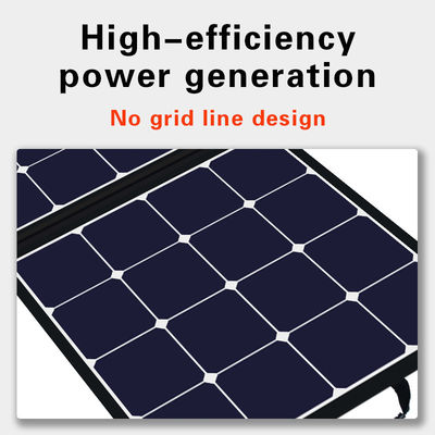 Módulo solar portátil al aire libre 24V 100w Panel solar plegable para viajar