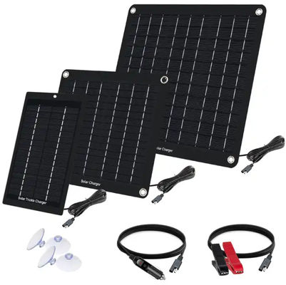 5W Kit de panel de carga de baterías solares monocristalino portátil para automóvil