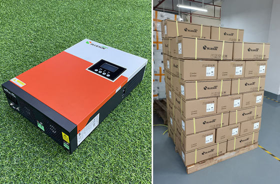 Panneales solares policristalinos con inversores 5.5KW con naranja