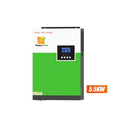 Uso doméstico 5.5KW Fuera de la red Sistema solar 220/230V Inversor solar con verde