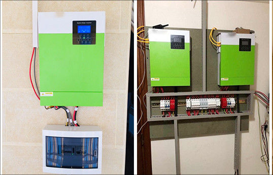 Uso doméstico 5.5KW Fuera de la red Sistema solar 220/230V Inversor solar con verde