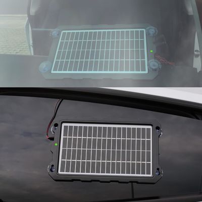 10W 12V batería solar cargador de batería alimentada mantenedor marina