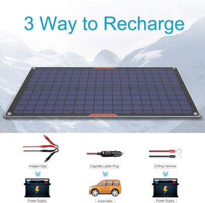 Trickle Camper Solar Batería de Cargador de paquete 30W 12V