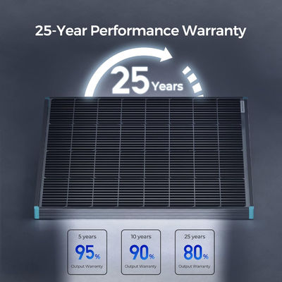 115 Watt 12 Volt Panel solar rígido Modulo solar monocristalino Celular de energía