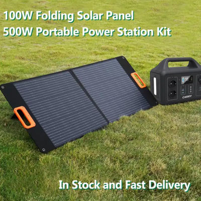 Mono ETFE 200w Estación de paneles solares plegables Generador Sistema de paneles solares plegables
