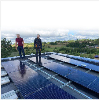 5.5KW / 11KW Sistema solar completo fuera de la red Sistema de batería independiente con blanco
