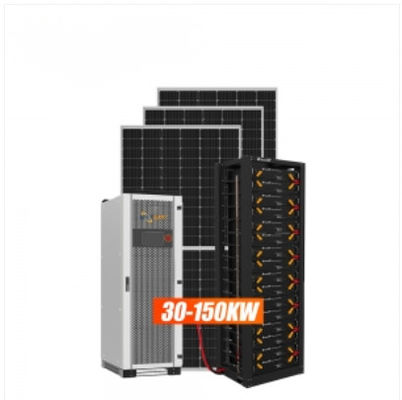 30KW 50KW 100KW Sistema de energía solar fuera de la red/híbrido para uso comercial e industrial