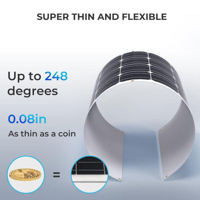 Celular de paneles solares flexibles de 100w IP68 resistente al agua ODM