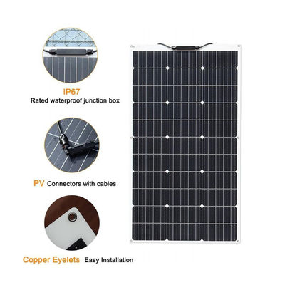 200W ETFE Panel solar fotovoltaico solar flexible PERC monocristalino FTET200