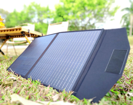 FT60 Panel solar plegable de 60w Cargador mantel impermeable IP65 con negro