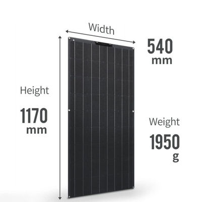 Kit de paneles solares flexibles fuera de la red 150w 18V