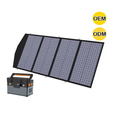 Panel de cubierta solar plegable monocristalino de 200 vatios para camping, remolque, automóvil y marina