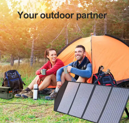 Panel de cubierta solar plegable monocristalino de 200 vatios para camping, remolque, automóvil y marina