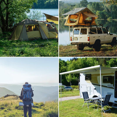 Camas solares plegables a medida impermeables para caravanas 100W 19V