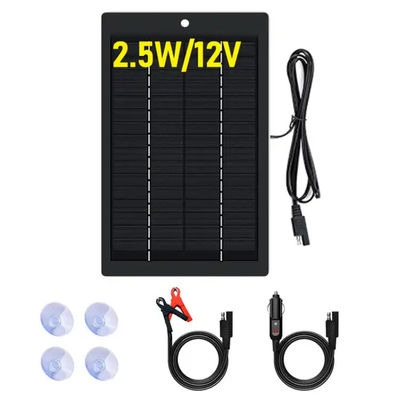 IP67 Inodoro 12V Usb Cargador de batería solar Cargador de panel solar