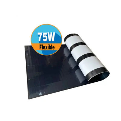 Panel solar flexible de 75 Watt Panel ETFE MC4 a prueba de agua para una fácil instalación