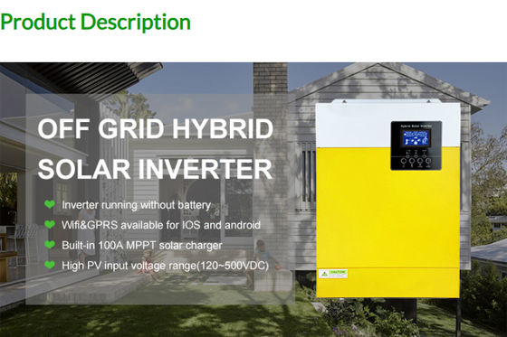 FT3000 Invertidor fuera de red Invertidor solar de onda senoidal pura 3KW 110/120VAC con amarillo