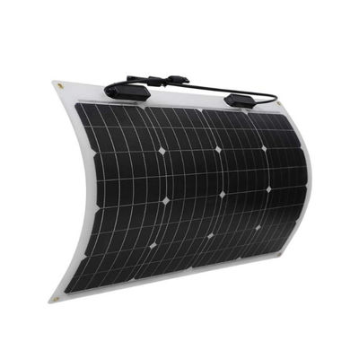 Panel solar monocristalino flexible semiflexible de 12 voltios para autocaravanas marinas 4WD