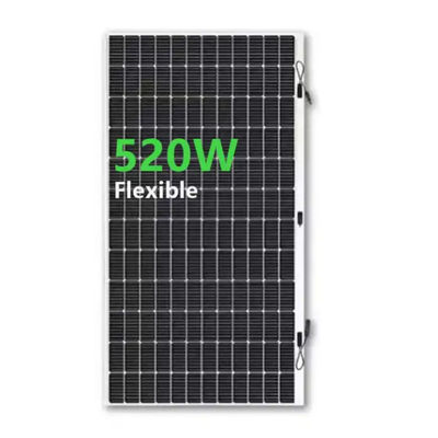 520W paneles solares fotovoltaicos flexibles de película delgada rodante para remolque de camper de barco