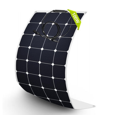 Modulos de paneles solares monocristalinos semiflexibles de 100 W y 12 V