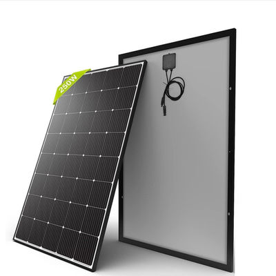 Panel solar monocristalino flexible de 250W de 15V para vehículos recreativos marinos