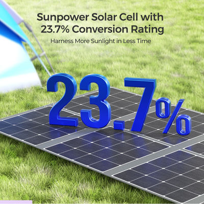 Cubierta de paneles solares plegables portátiles monocristalinos de 400 W