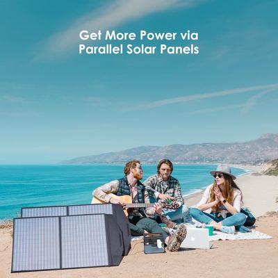 Modulo de panel solar plegable portátil de 100 W Ultralight Backpacking