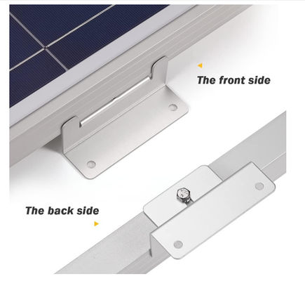 16 unidades Campervans Accesorios de paneles solares Conjuntos de soportes de montaje para techos de azulejos