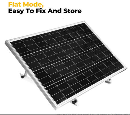 Accesorios de paneles solares ajustables de 28 pulgadas soportes de montaje inclinados con patas plegables