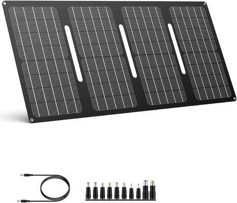 Panel solar portátil de 40W 15V toma de corriente continua para excursiones al aire libre