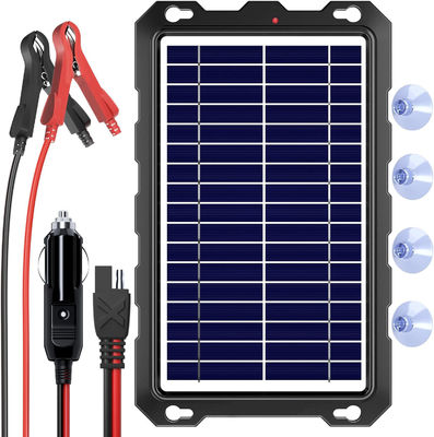 7.5W Cargador de batería solar Rv portátil Cargador de batería de automóvil solar 12V