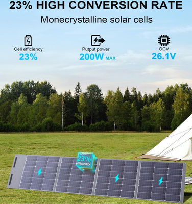 Celdas de panel de módulo solar fotovoltaico flexibles de 200W MC4 OEM