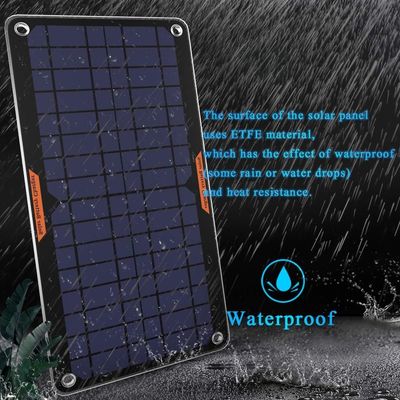 El panel del cargador de la batería solar de 12V es resistente al agua 10W
