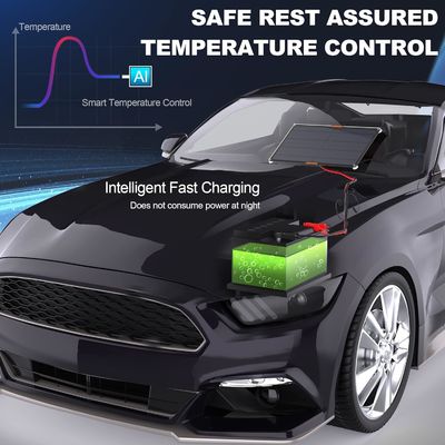 El panel del cargador de la batería solar de 12V es resistente al agua 10W