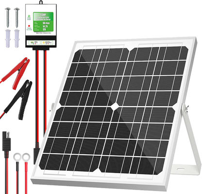 20W 12V panel solar cargador de batería mantenedor de goteo para motocicleta automotriz