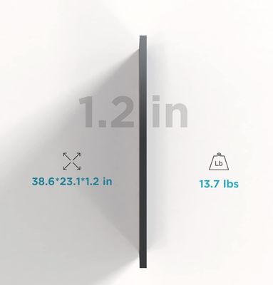 Panel solar rígido de 12V 100W resistente al agua Módulos fotovoltaicos mono Alta eficiencia