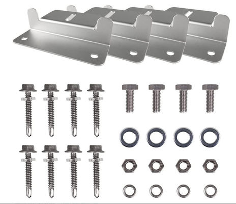 Brackets de montaje de paneles solares de RV Accesorios del sistema solar para fuera de la correa