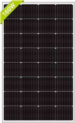 Modulo de células fotovoltaicas monocristalinas de 160W fuera de red Panel solar mono poli 12V