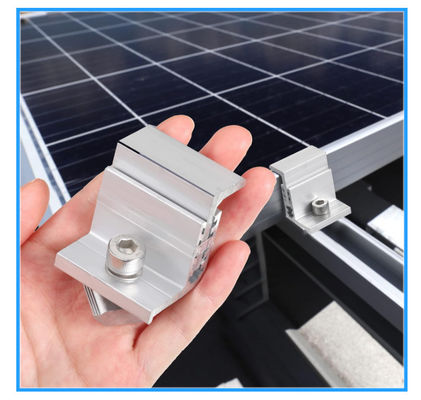 Accesorios de paneles solares ajustables Kit de canaletas de tierra para el sistema de montaje fotovoltaico