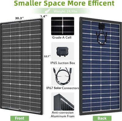 200W paneles solares monocristalinos Pv módulo 12V 10BB para el hogar RV