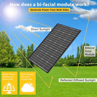 200W paneles solares monocristalinos Pv módulo 12V 10BB para el hogar RV