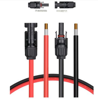 10AWG Cables de extensión fotovoltaicos Accesorios para paneles solares portátiles