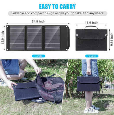 Protección IP65 de la impermeabilidad de los paneles solares portátiles para acampar