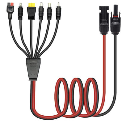 Cable de extensión con conectores masculinos y femeninos