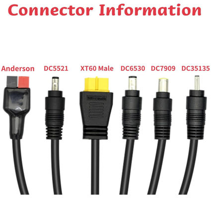 Cable de extensión con conectores masculinos y femeninos